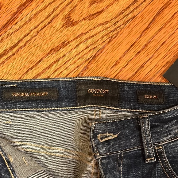 NWT Outpost Men’s Blue Original Straight Jeans Size 33x32 - Picture 5 of 7